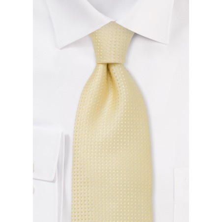 Lemon Yellow Tie for Kids