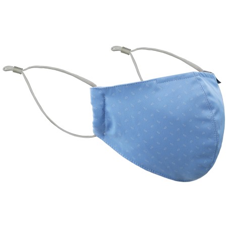 Sky Blue Paisley Face Mask