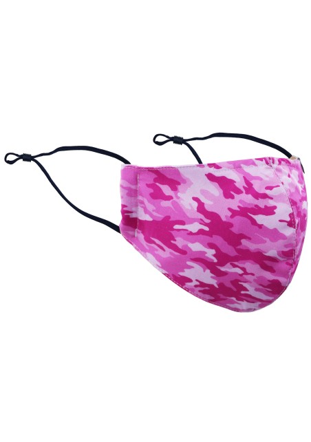 Pink Camo Mask | Camo Print Face Mask in Print