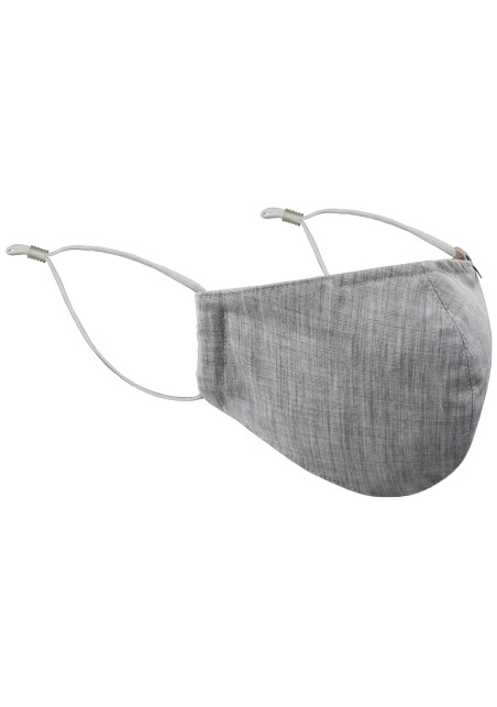 Gray Solid Face Mask