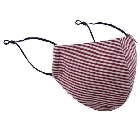 Bengal Stripe Mask in Red