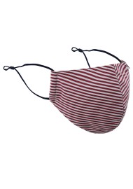 Bengal Stripe Mask in Red
