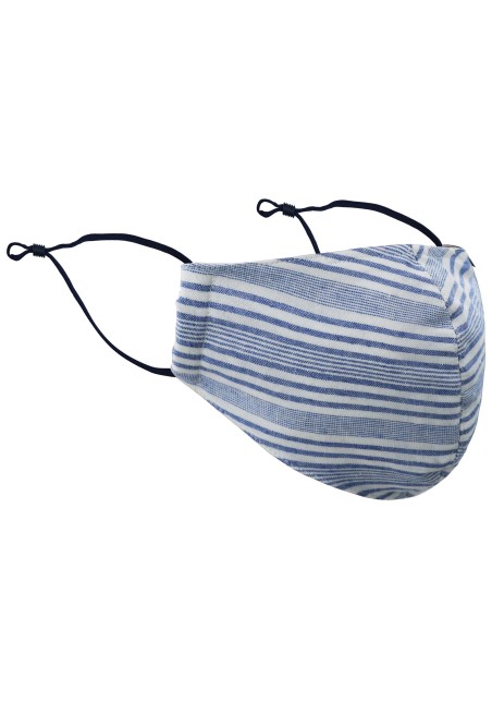 Designer Mask in Multitrack Stripe