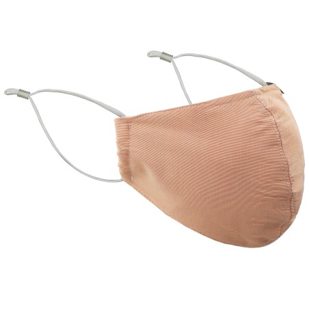 Cotton Face Mask in Peach Orange
