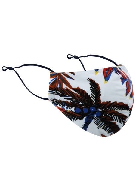Hawaiian Flower Face Mask