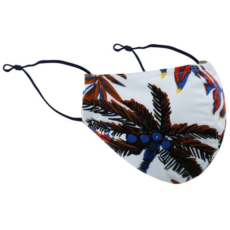 Hawaiian Flower Face Mask