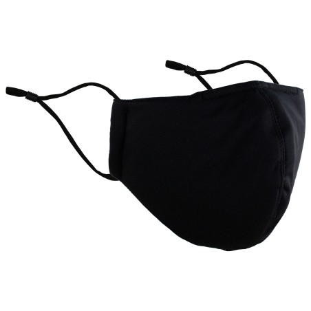 Black Microfiber Filter Adjustable Face Mask
