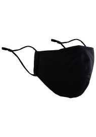 Black Microfiber Filter Adjustable Face Mask