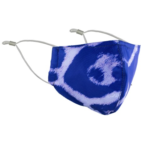 tie dye cougar leppard print face mask