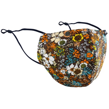 Vintage Floral Face Mask in Copper