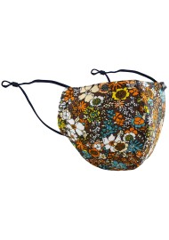 Vintage Floral Face Mask in Copper