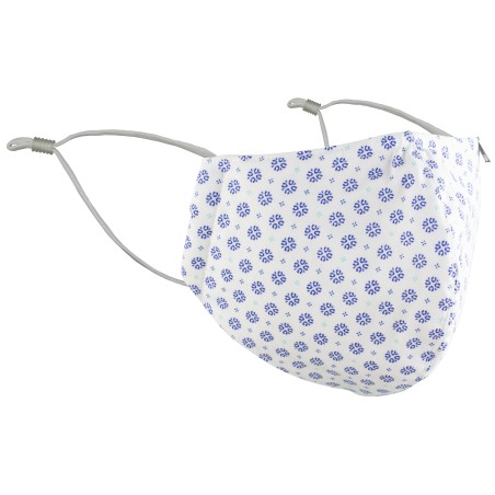White Designer Filter Mask in Pure Cotton