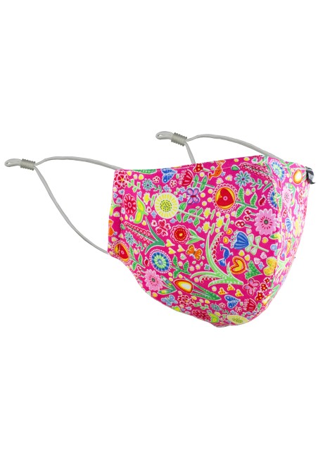 Colorful Pink Summer Filter Face Mask