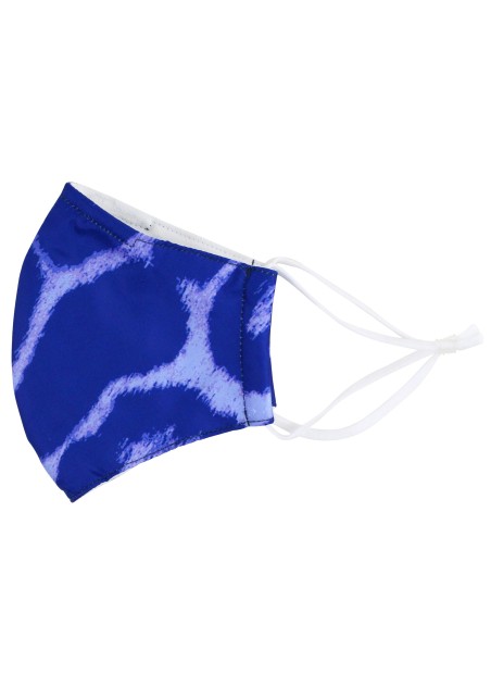 tie dye cougar leppard print face mask