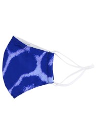 tie dye cougar leppard print face mask