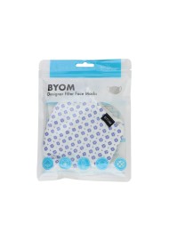 White Designer Filter Mask in Pure Cotton in Bag