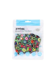 Summer Print Filter Mask in Pure Cotton in Bag