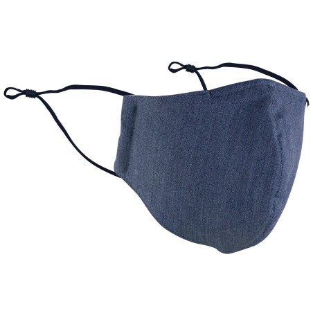Dark blue cotton filter Face Mask
