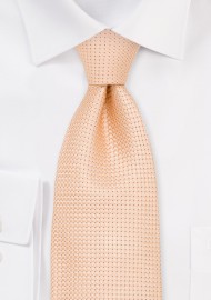 Light Apricot Mens Silk Tie