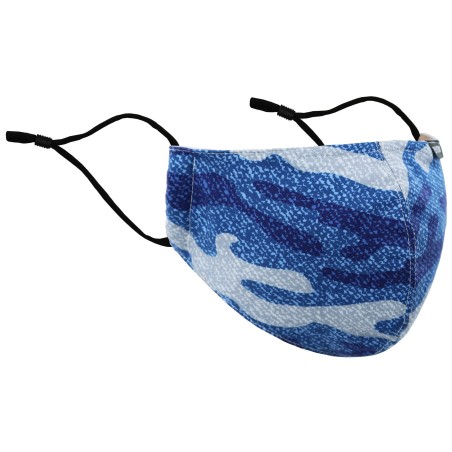 Blue Camo Face Mask
