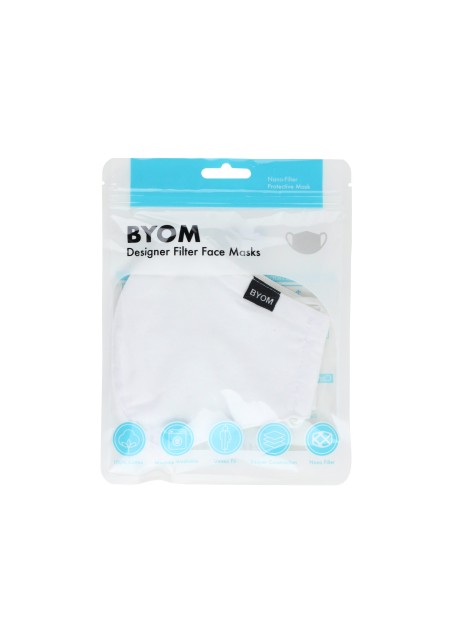 Solid Dark Blue Navy Adjustable Face Mask in Bag