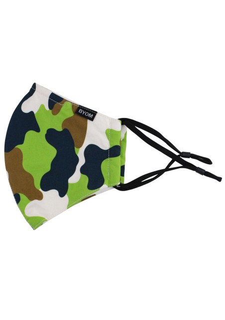 Green Camo Filter Face Masks
