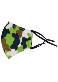 Green Camo Filter Face Masks