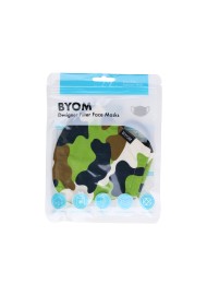 Green Camo Filter Face Masks in Bag
