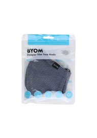 Navy Pin Striped Face Mask in Bag