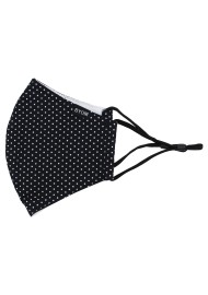 Black Polka Dot Face Mask