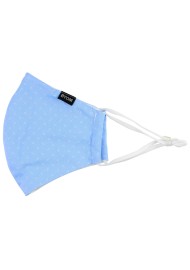 Sky Blue Paisley Face Mask