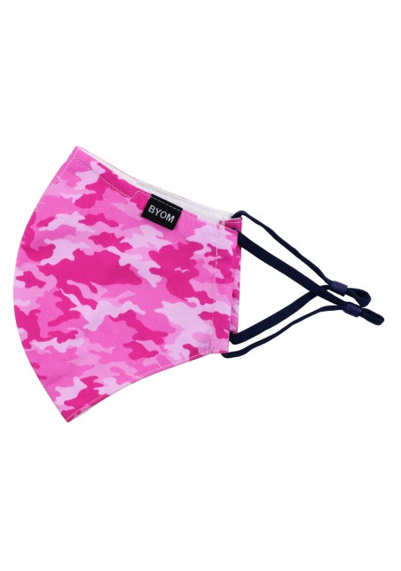 Pink Camo Face Mask