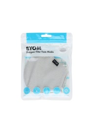 Pin Stripe Mask in Silver in Bag