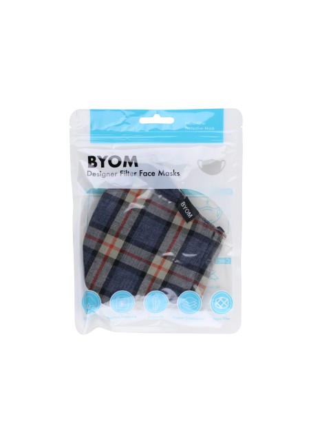 Scottish Plaid Face Mask in Bag