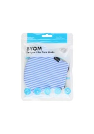 Bengal Stripe Mask in Light Blue in Bag