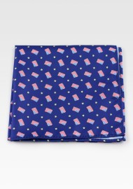 USA print pocket square