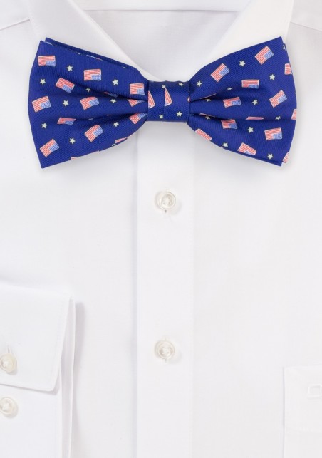 patriotic USA print bowtie