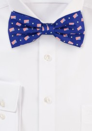 patriotic USA print bowtie