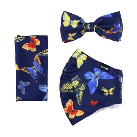 bow tie face mask sets