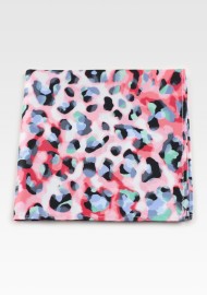 Cheetah Pink Mask and Necktie Set in Pink | Pink Cheetah Print Face Mask Set