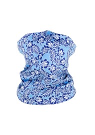sky blue hawaii print neck gaiter mask