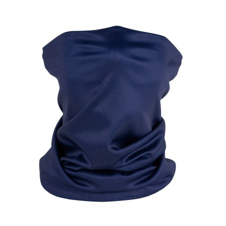 solid navy blue neck gaiter mask