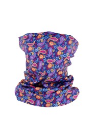hippie 70s paisley neck gaiter mask