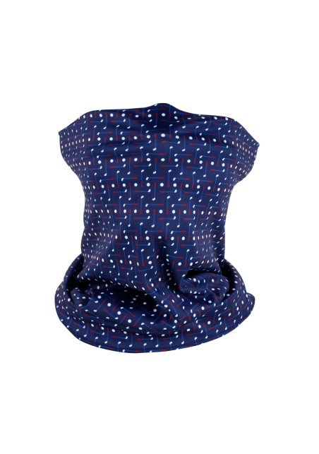 golfer print neck sports gaiter