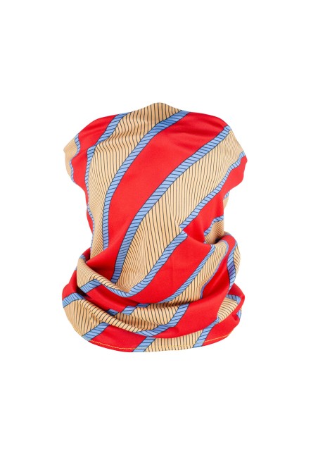 vintage striped neck gaiter