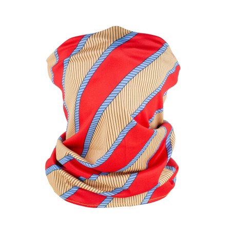 vintage striped neck gaiter