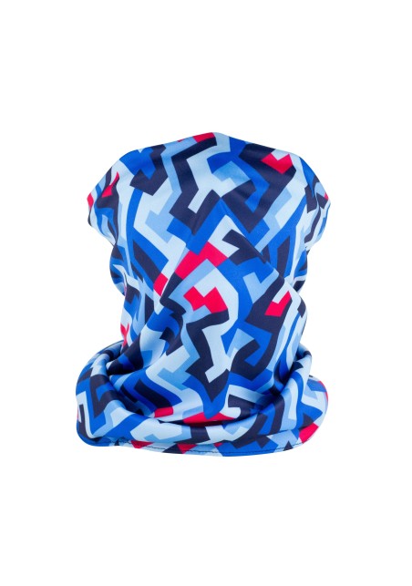 abstract print graphic design neck gaiter