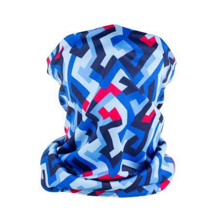 abstract print graphic design neck gaiter