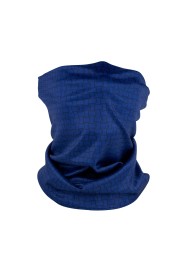 navy basketweave print neck gaiter mask
