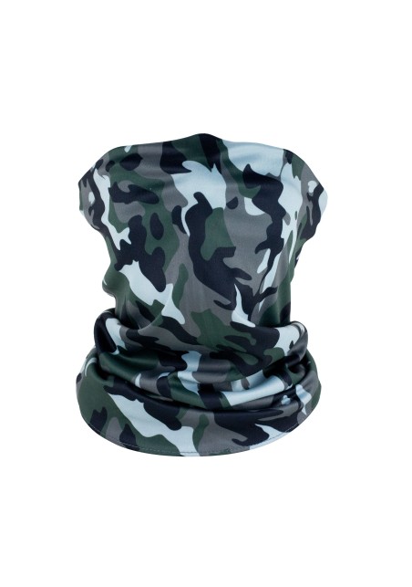 urban camo print neck gaiter